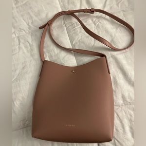 Samara Vegan Leather Shoulder Bag - Peony Pink FitFabFun Summer 2023 - New